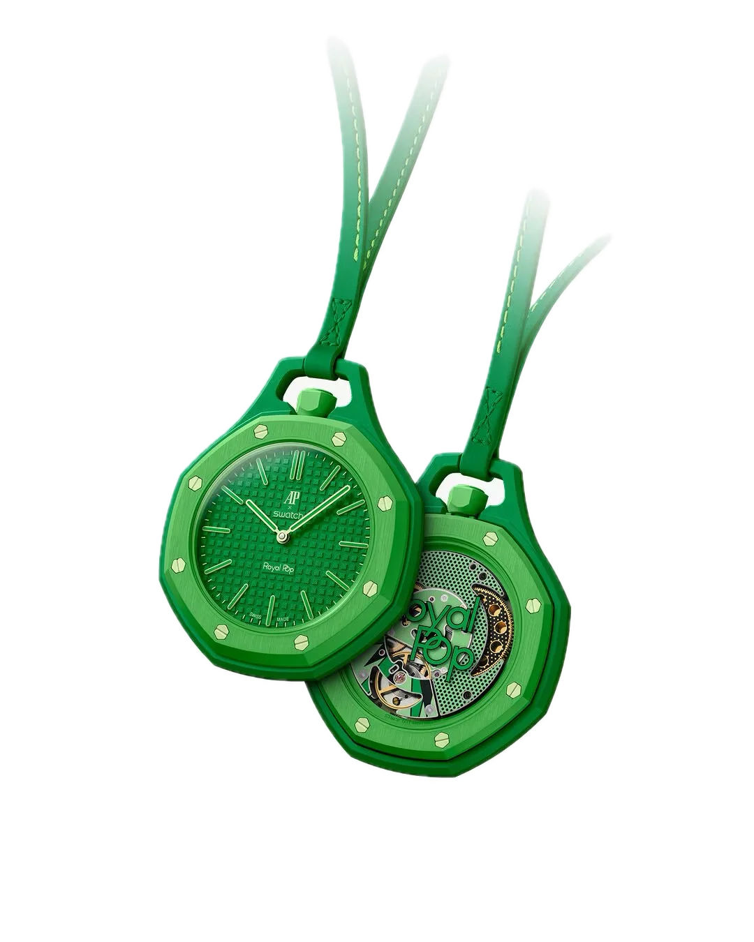 AP X SWATCH ROYAL POP – GREEN EIGHT