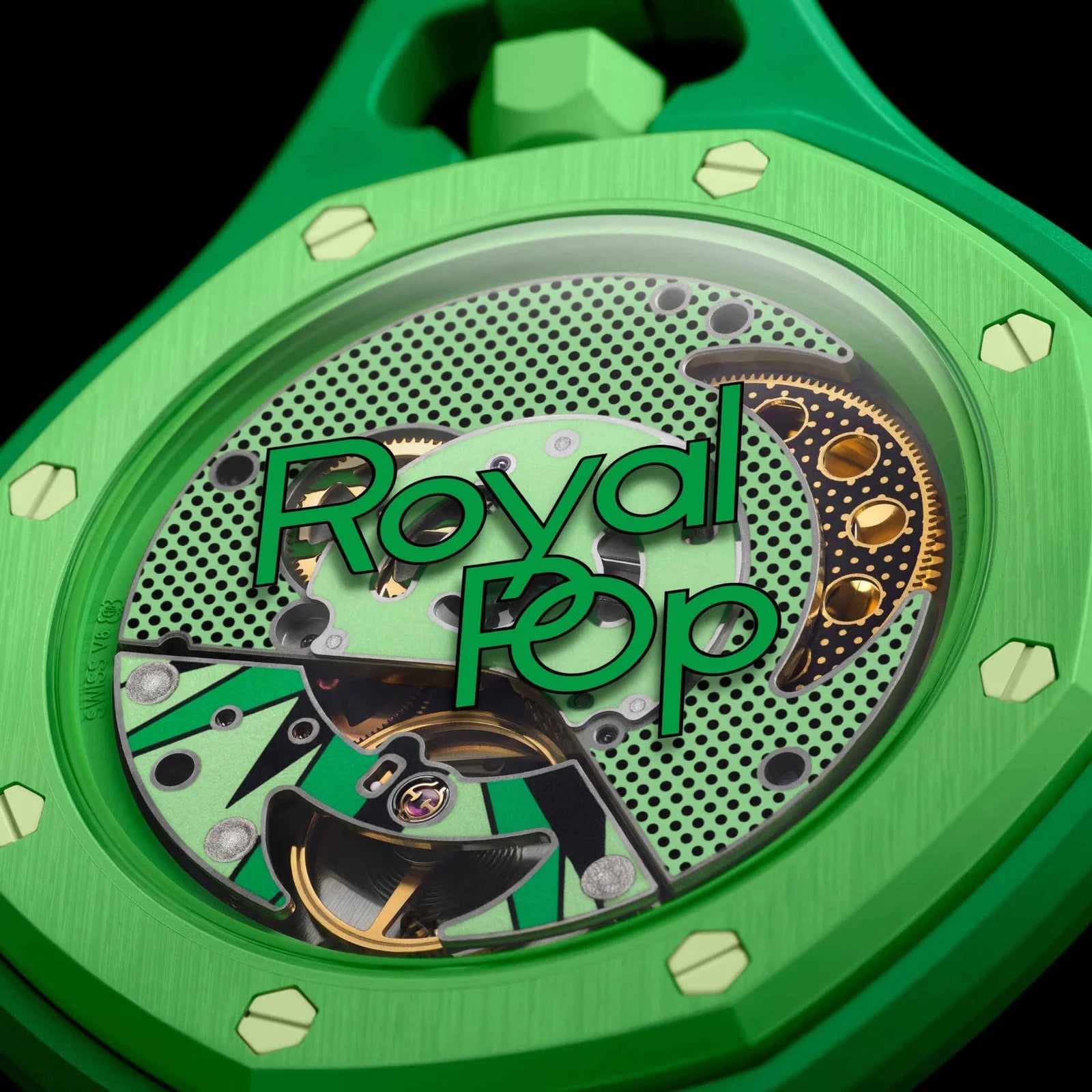 AP X SWATCH ROYAL POP – GREEN EIGHT
