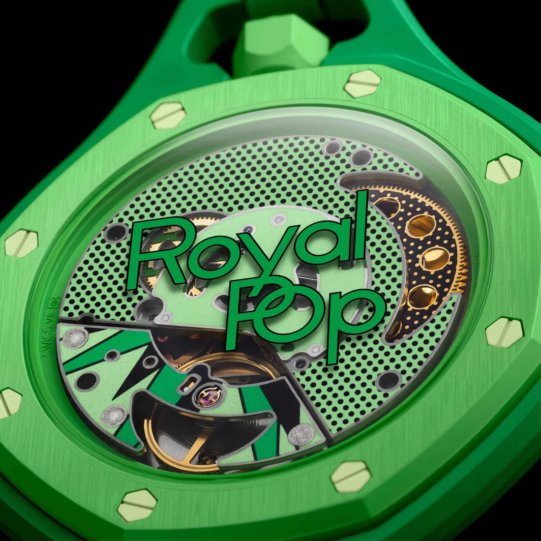 AP X SWATCH ROYAL POP – GREEN EIGHT